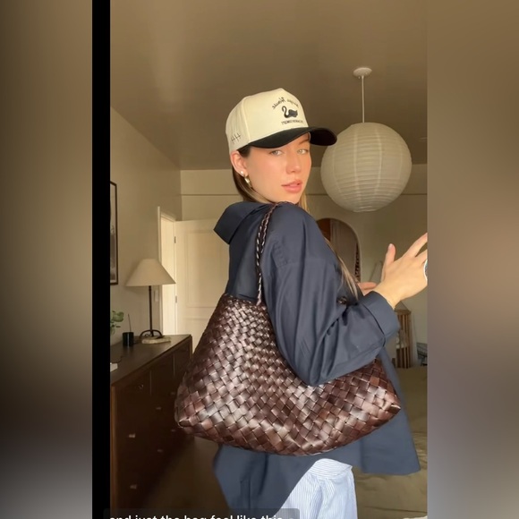 Dragon Diffusion Santa Croce Bag - Large Size - Dark Brown - Picture 16 of 16